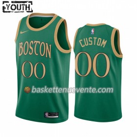 Maillot Basket Boston Celtics Personnalisé 2019-20 Nike City Edition Swingman - Enfant